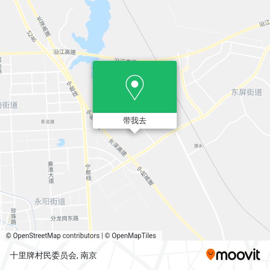 十里牌村民委员会地图