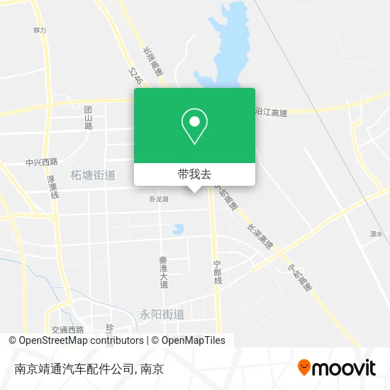 南京靖通汽车配件公司地图