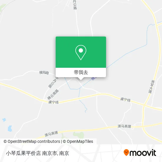 小琴瓜果平价店 南京市地图