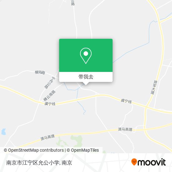 南京市江宁区允公小学地图