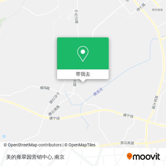 美的雍翠园营销中心地图