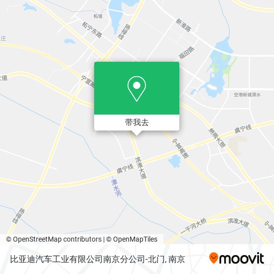 比亚迪汽车工业有限公司南京分公司-北门地图