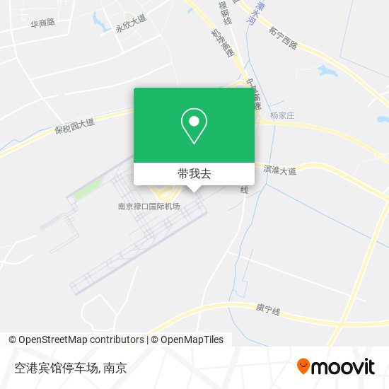 空港宾馆停车场地图