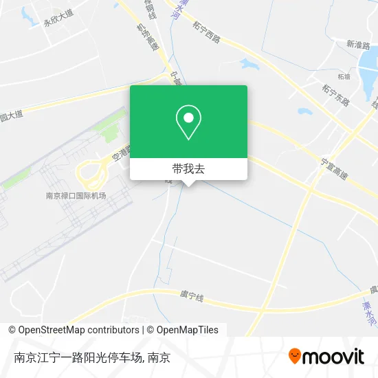 南京江宁一路阳光停车场地图