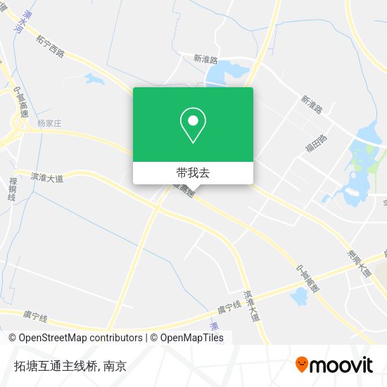 拓塘互通主线桥地图