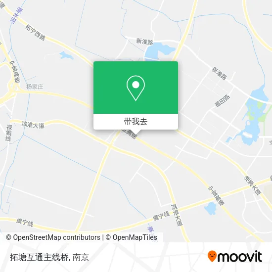 拓塘互通主线桥地图