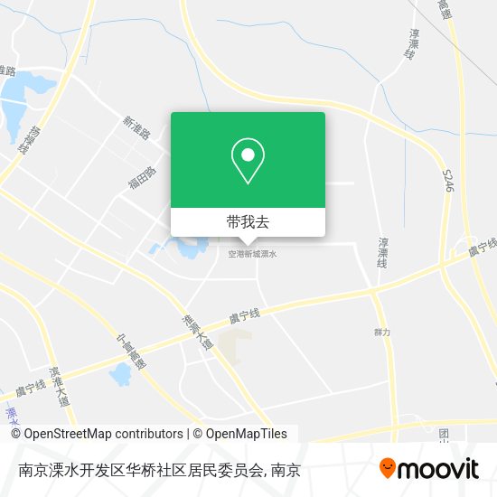 南京溧水开发区华桥社区居民委员会地图