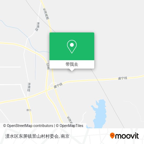溧水区东屏镇景山村村委会地图