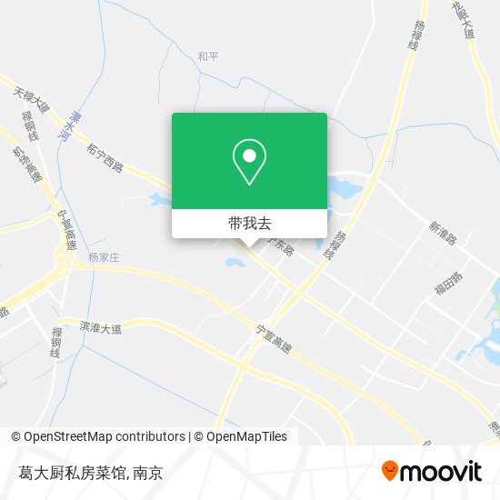 葛大厨私房菜馆地图