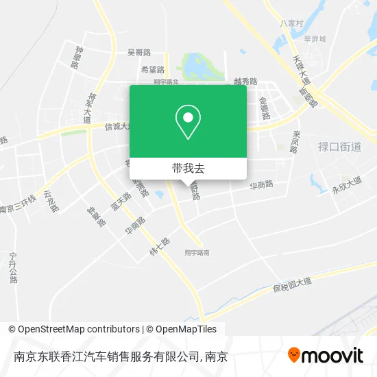 南京东联香江汽车销售服务有限公司地图