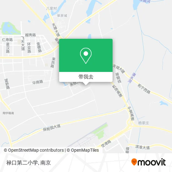 禄口第二小学地图