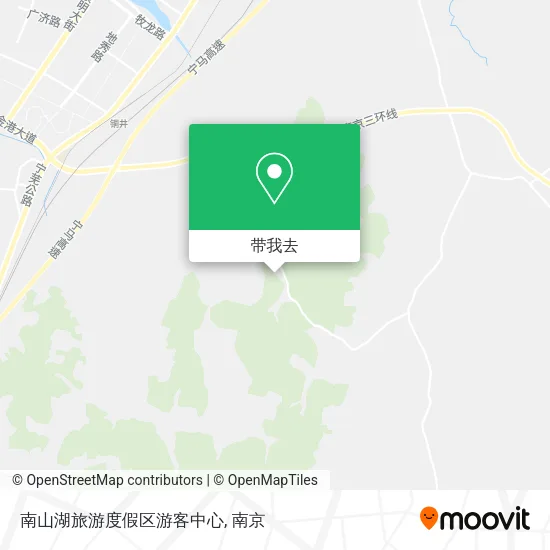南山湖旅游度假区游客中心地图