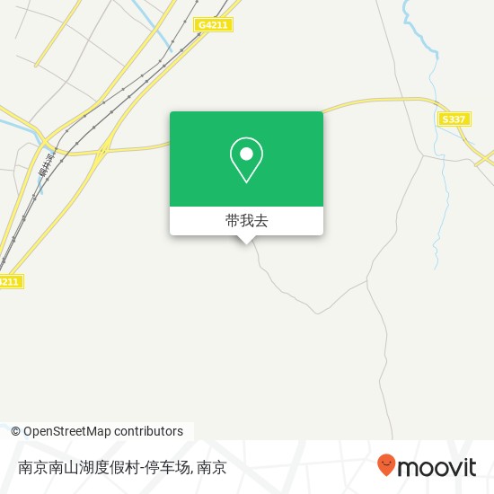 南京南山湖度假村-停车场地图
