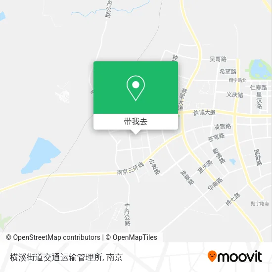 横溪街道交通运输管理所地图