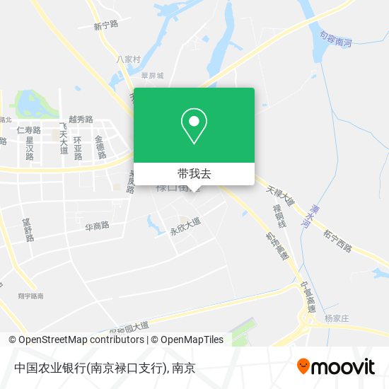 中国农业银行(南京禄口支行)地图