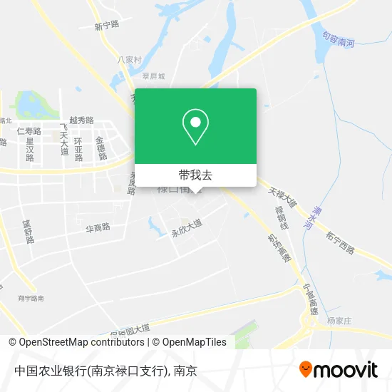 中国农业银行(南京禄口支行)地图