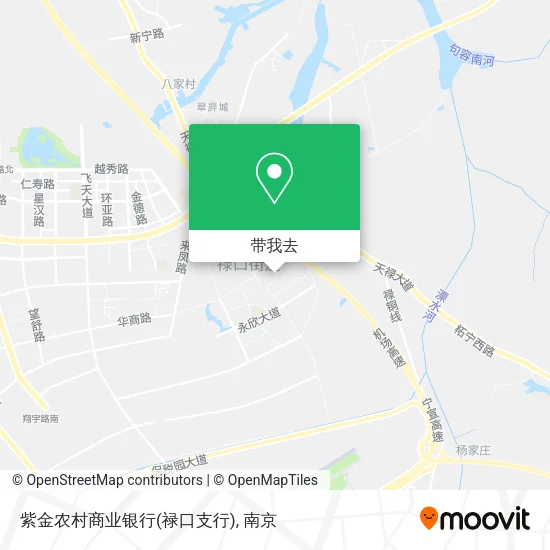 紫金农村商业银行(禄口支行)地图