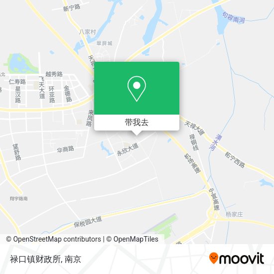 禄口镇财政所地图