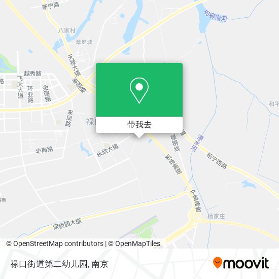 禄口街道第二幼儿园地图