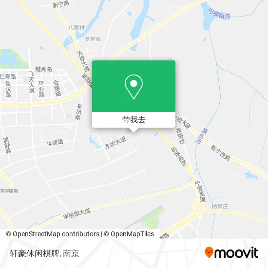 轩豪休闲棋牌地图