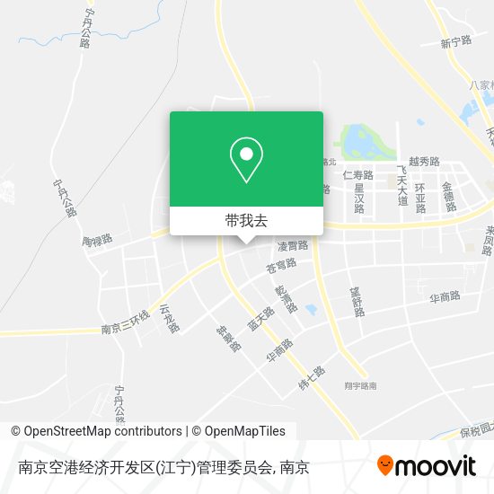 南京空港经济开发区(江宁)管理委员会地图