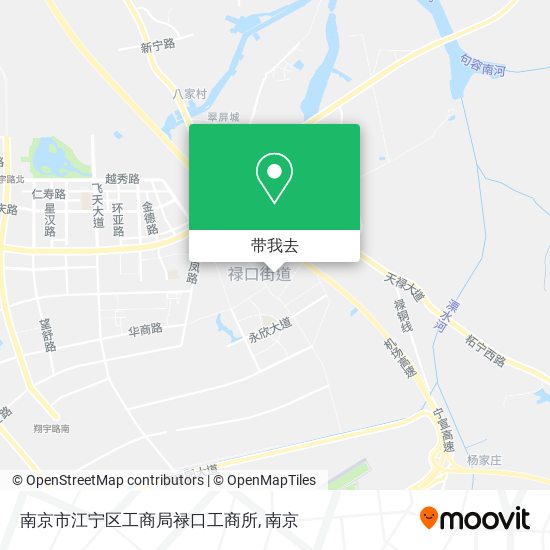 南京市江宁区工商局禄口工商所地图