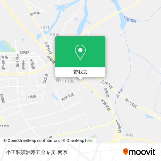 小王装潢油漆五金专卖地图