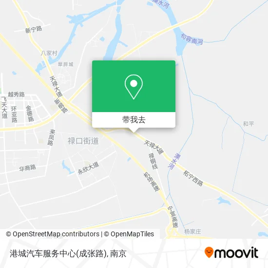 港城汽车服务中心(成张路)地图