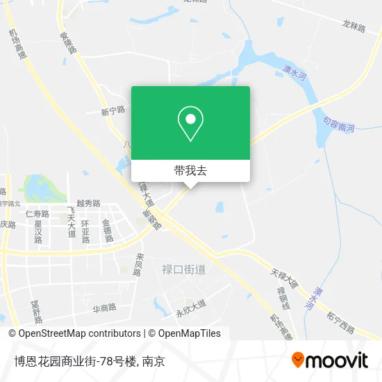 博恩花园商业街-78号楼地图