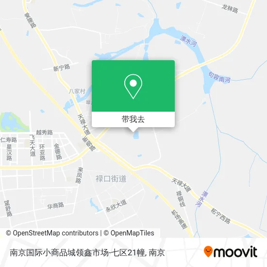 南京国际小商品城领鑫市场-七区21幢地图
