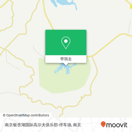 南京银杏湖国际高尔夫俱乐部-停车场地图