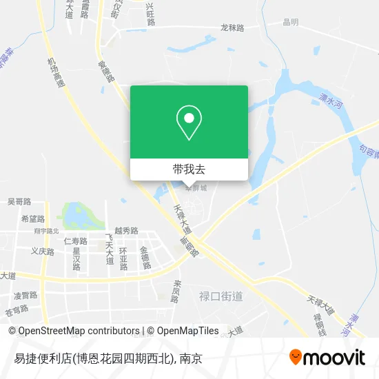 易捷便利店(博恩花园四期西北)地图