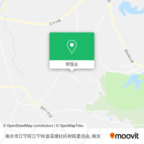 南京市江宁区江宁街道花塘社区村民委员会地图