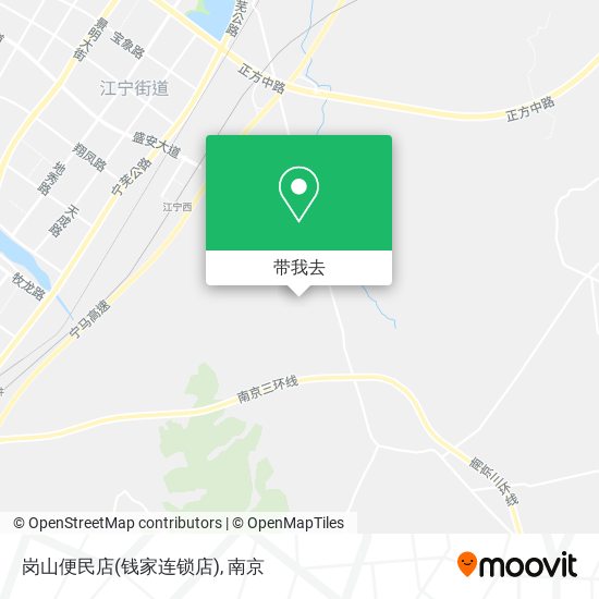 岗山便民店(钱家连锁店)地图