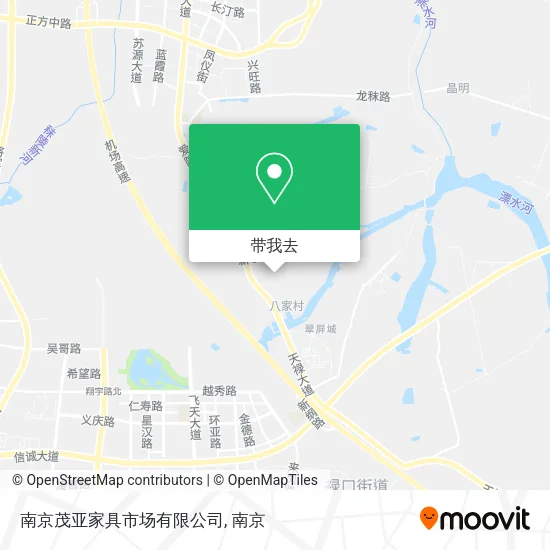南京茂亚家具市场有限公司地图