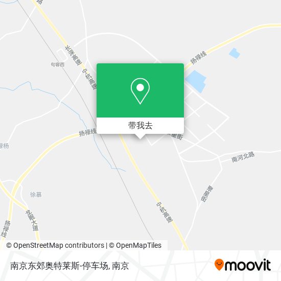 南京东郊奥特莱斯-停车场地图