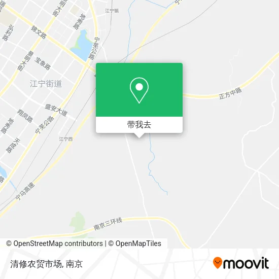 清修农贸市场地图