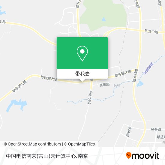 中国电信南京(吉山)云计算中心地图