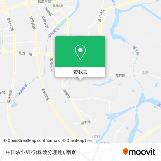 中国农业银行(秣陵分理处)地图