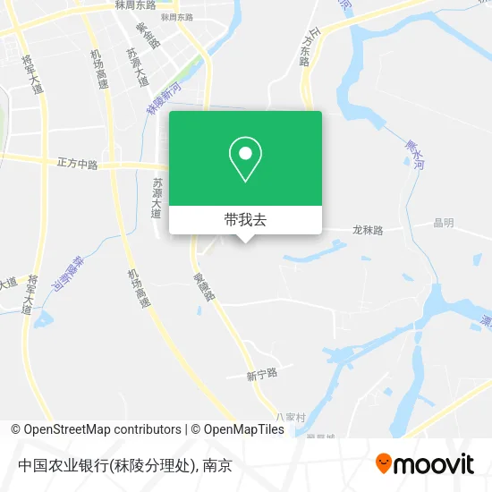 中国农业银行(秣陵分理处)地图