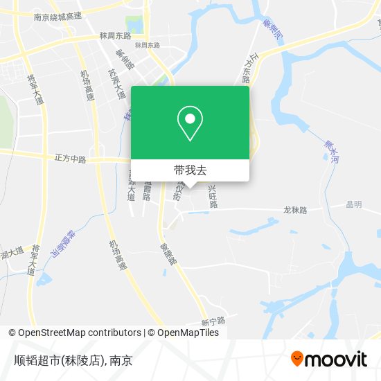 顺韬超市(秣陵店)地图