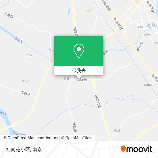 虹南苑小区地图