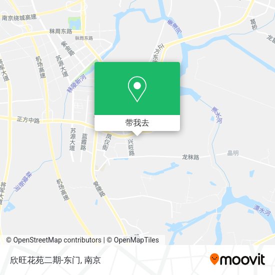 欣旺花苑二期-东门地图