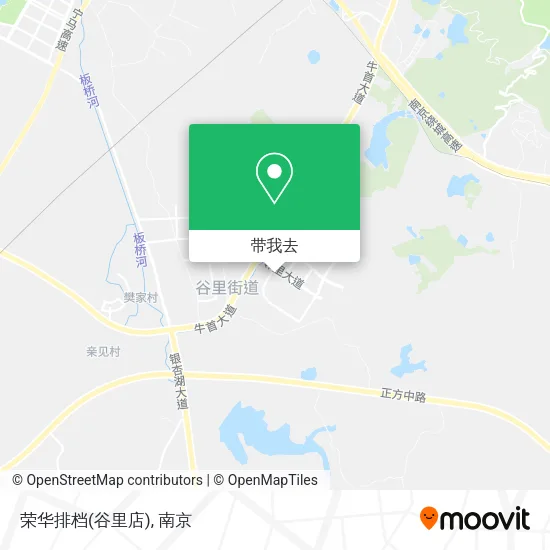 荣华排档(谷里店)地图