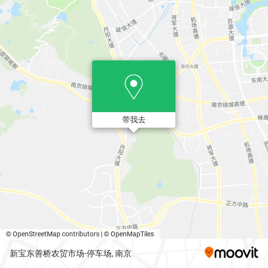 新宝东善桥农贸市场-停车场地图