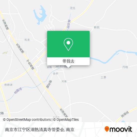 南京市江宁区湖熟清真寺管委会地图