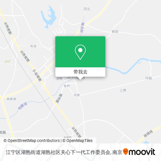江宁区湖熟街道湖熟社区关心下一代工作委员会地图