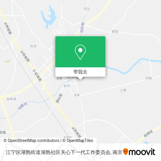 江宁区湖熟街道湖熟社区关心下一代工作委员会地图