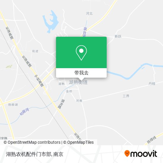 湖熟农机配件门市部地图