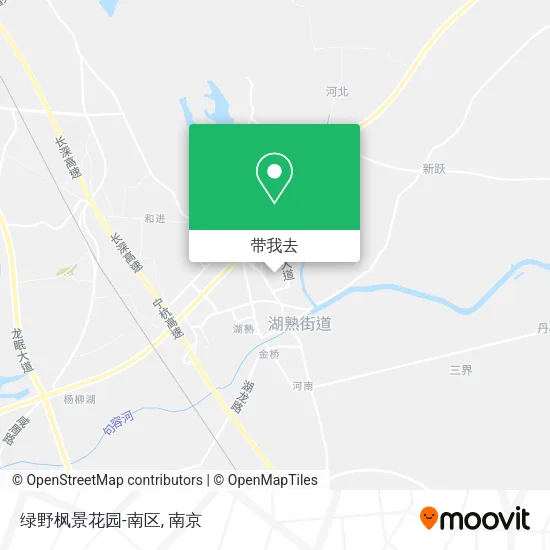 绿野枫景花园-南区地图
